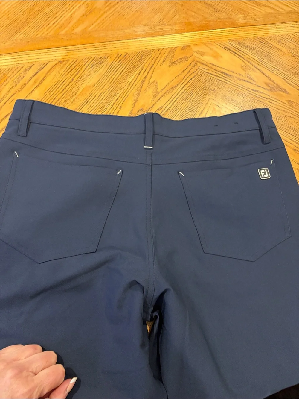 FootJoy Men's Performance Golf Pants Navy Blue Stretch Athletic Fit 33x32 Office